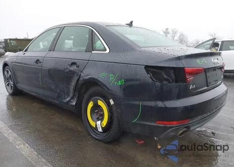 2017 Audi A4 2.0T Premium z USA, uszkodzony, nr VIN WAUFNAF43HN068512